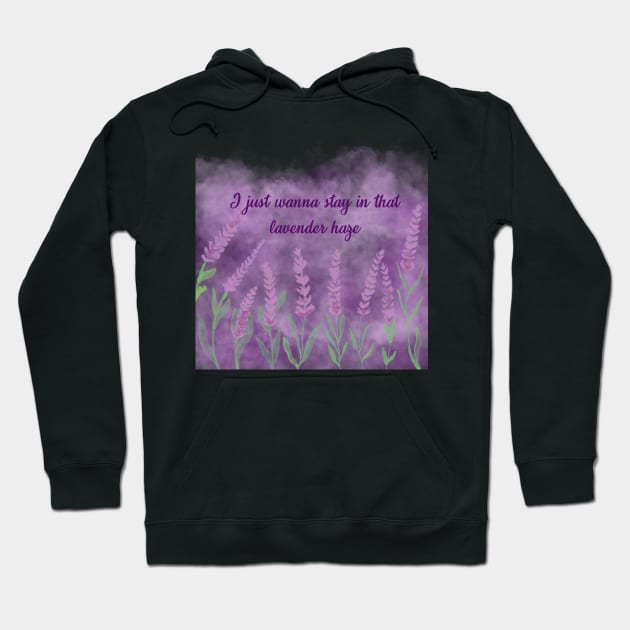 Lavender haze Hoodie by Johadesigns